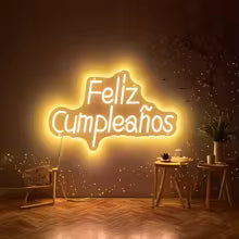 Happy Birthday Neon Sign