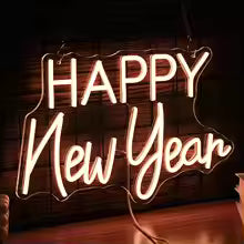 Happy New Year Neon Sign