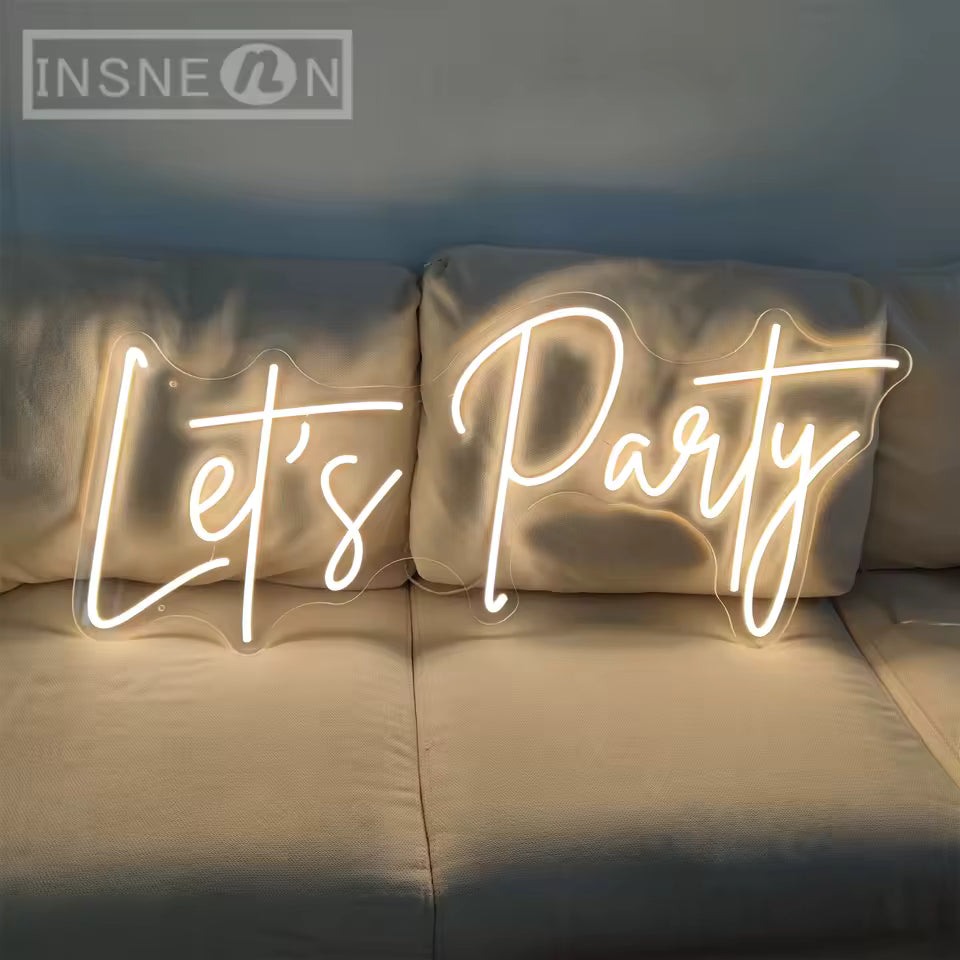 Lets Party Neon Sign
