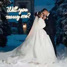 Will You Marry Me Neon Signs Letter LED