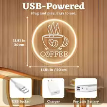 LED Coffee Neon Sign