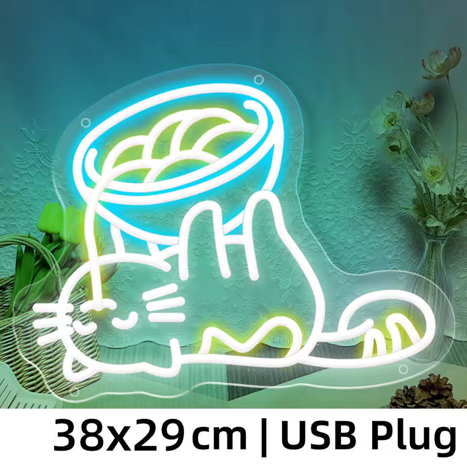 Ramen Noodles Neon Sign