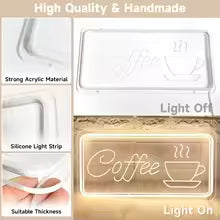Coffee Neon Sign For Wall Decor