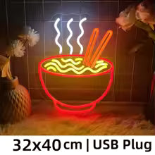 Ramen Noodles Neon Sign