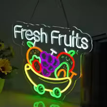 Fresh Fruits Neon Light