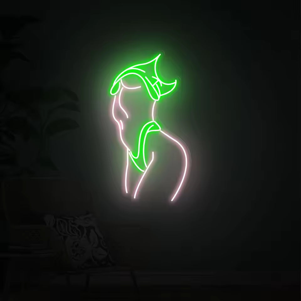 Neon Wall Art – Sexy Body LED Sign Gift