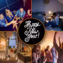 Happy New Year Neon Sign