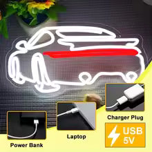 Sports Car Neon Sign