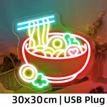 Ramen Noodles Neon Sign