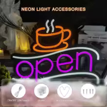 coffee bar neon light decoration sign