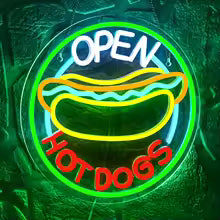 Fast Food Restaurant Neon