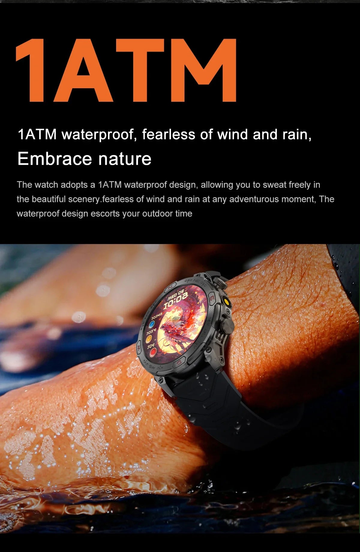 Outdoor Military Smart Watch