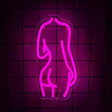 Neon Lady Sign  Bar, Room, or Salon Decor