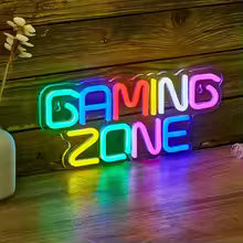 GAMING ZONE Back Led Neon
