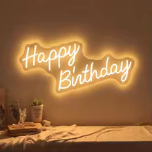 Happy Birthday Neon Sign