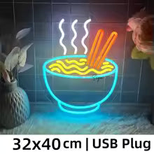 Ramen Noodles Neon Sign