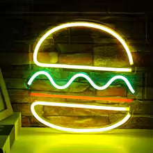 Fast Food Restaurant Neon