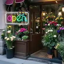 Open LED Neon Sign Business LED Neon