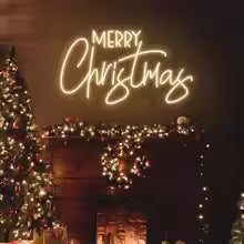 Merry Christmas Neon Sign