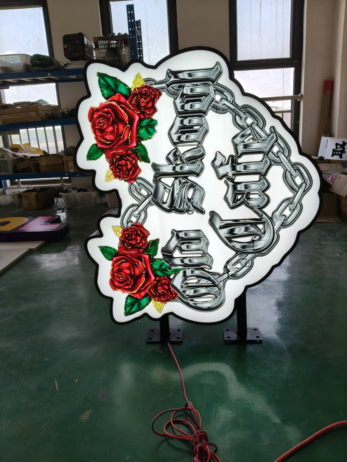 Acrylic Frontlit Sign ( Abraham)