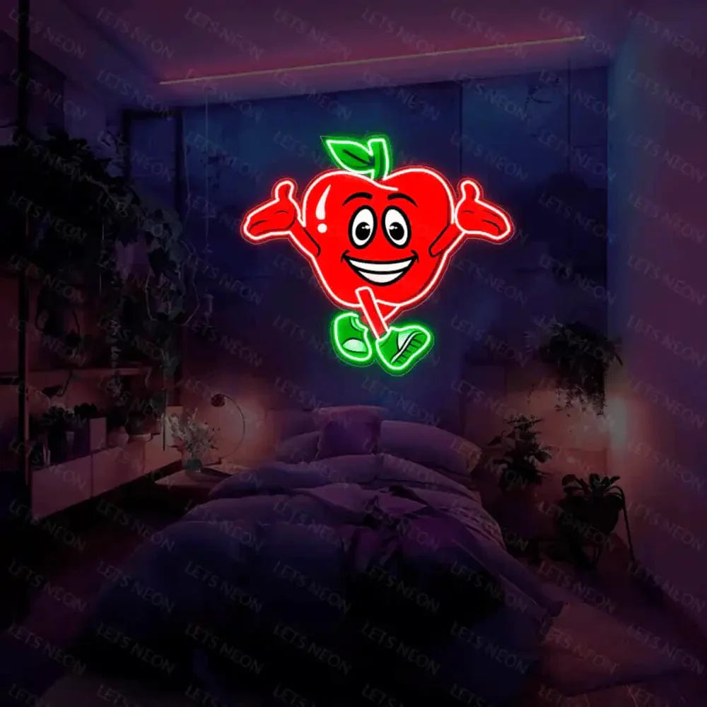 Apple UV Neon Sign