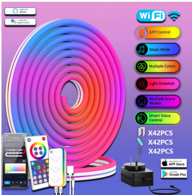 Private Graffiti WIFI Intelligent Silicone LED Neon Light Band