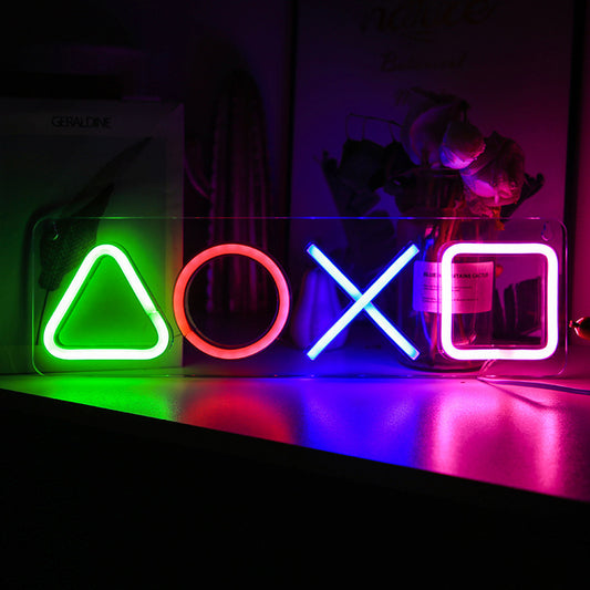 Led Neon Acrylic Backboard Modeling Lamp